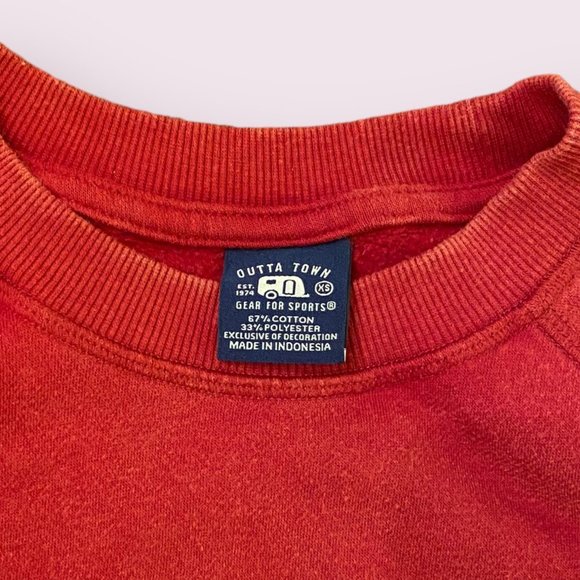 Outta Town | Women’s | Wisconsin Cropped Red Sweater | Size: XS - Picture 3 of 4